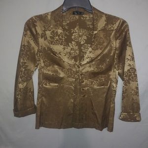 Ruby Rox 9 Gold Fancy Rose Engraved Jacket